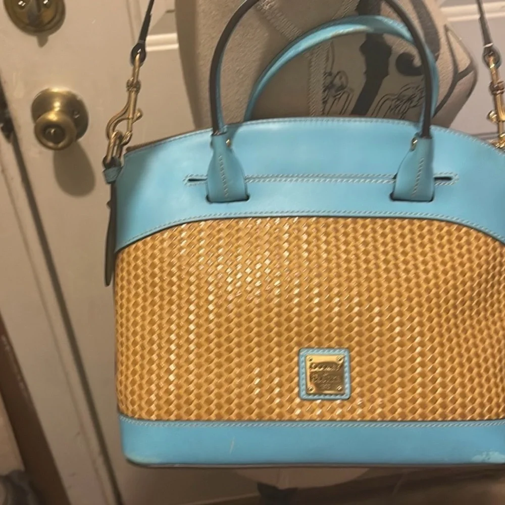 Dooney & Bourke Beacon Woven Domed Satchel - Picture 2 of 12